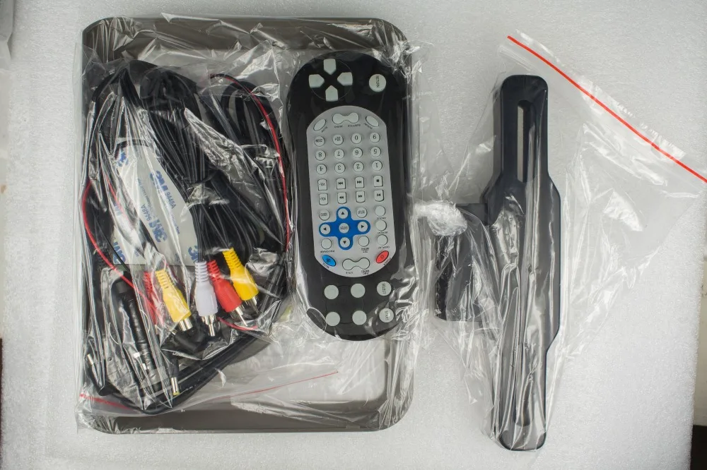 Новые 9 дюймов Спинки Сиденья Автомобиля Dvd плеер Подголовник Монитор с DVD USB SD