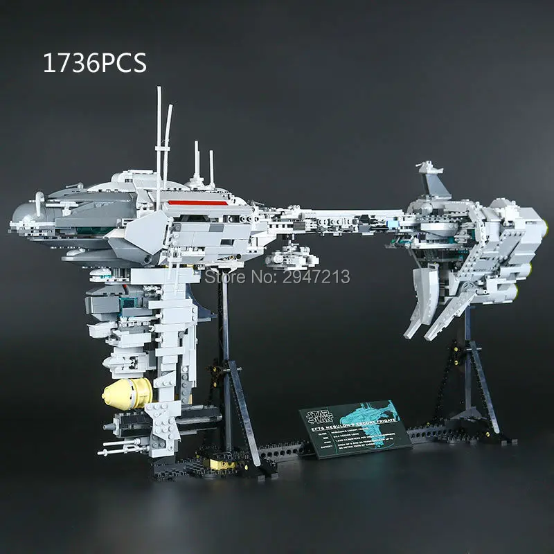 

hot lepin compatible LegoINGlys Star Wars with figures weapons Building blocks Nebula B medical escort brick Toys for children