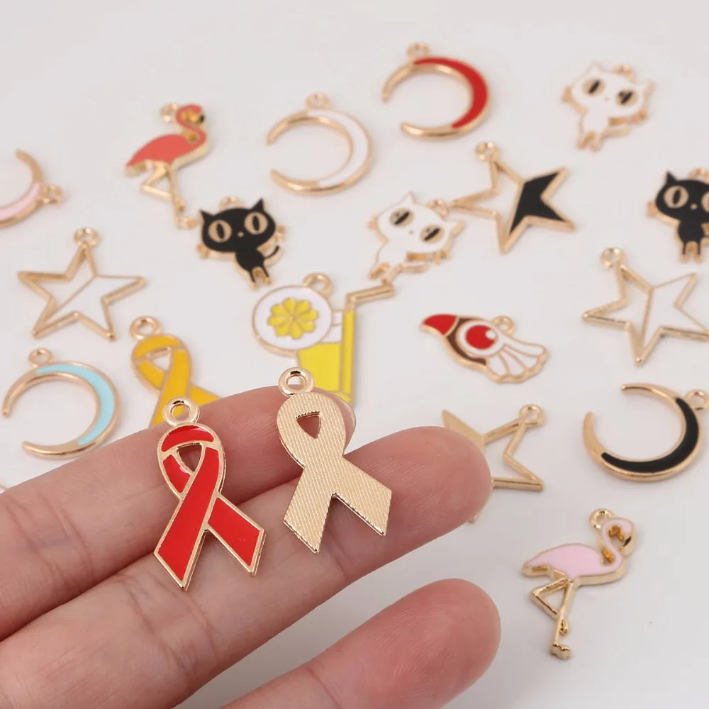

2018 new hot selling alloy plating pendant.Enamel Charm Pendant for DIY Jewelry Findings Necklace Bracelet Earring Making