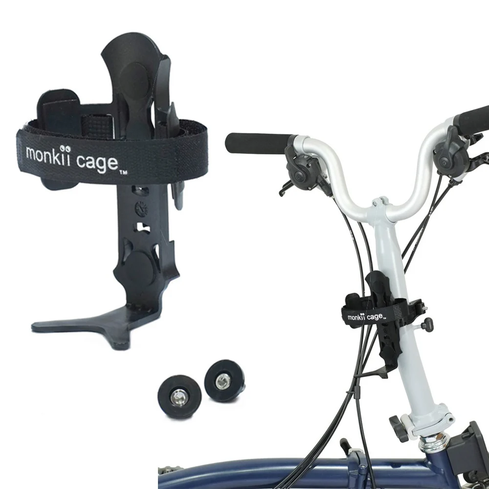 Monkii Cage Bicycle Water Bottle Cage Adapter Mount Clip Holder For