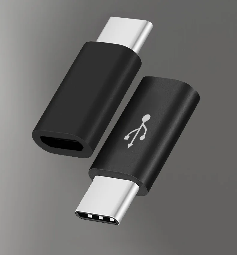 Универсальный USB 3,1 type-C мужской разъем для Micro USB Женский конвертер USB-C адаптер данных type C устройство Черный