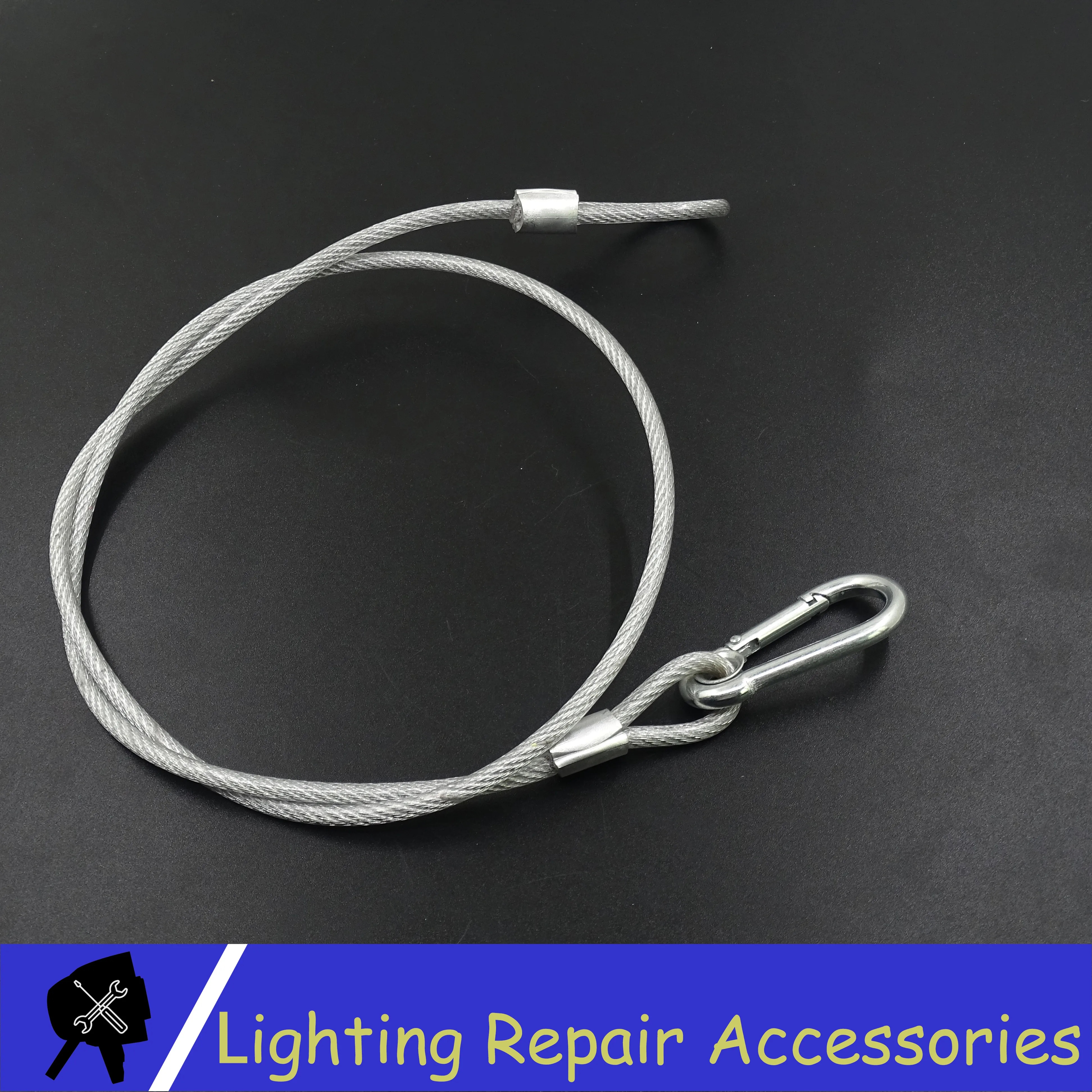 

Safety Cable Steel Wire Stage Light Safety Ropes 70CM-85CM Security Cable For Led Moving Head Par Light