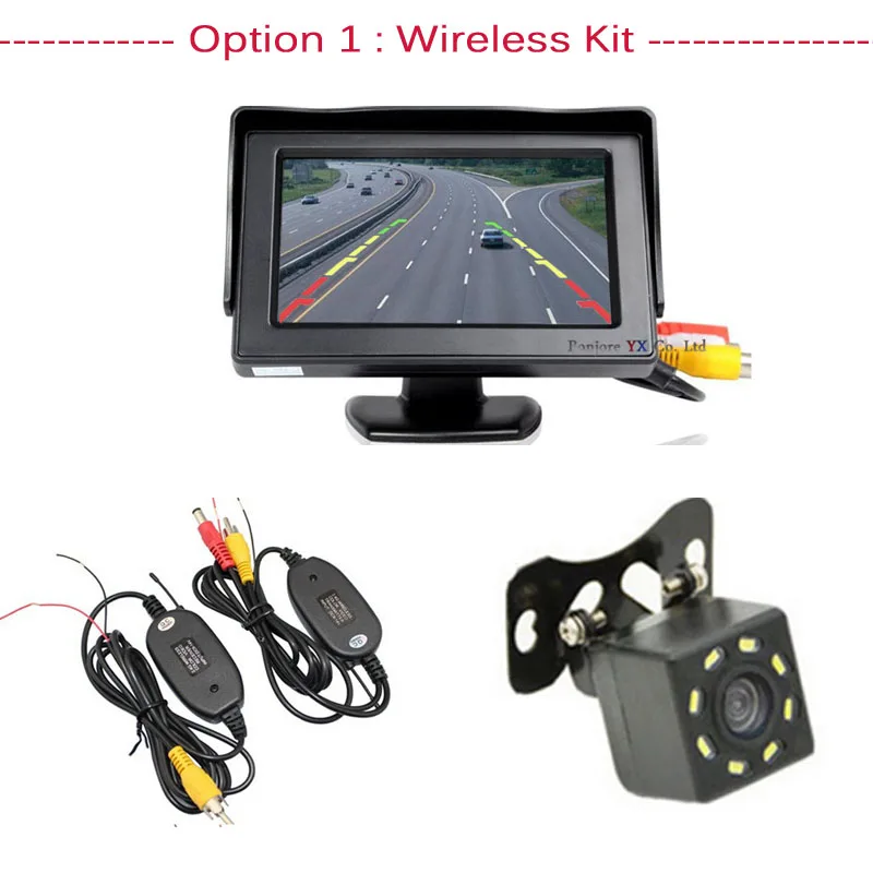 4.3inch TFT + DVD+square camera