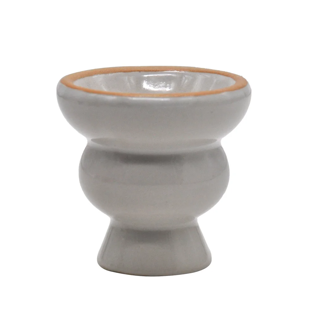 HORNET Ceramic Hookah Bowl Tobacco Shisha Bowl Five Holes For Hookah Chicha Narguile Accessories - Цвет: Gray