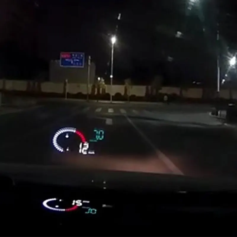 Автомобильный Hud 3 5 дюйма X6 дисплей GPS спидометр цифровое предупреждение о