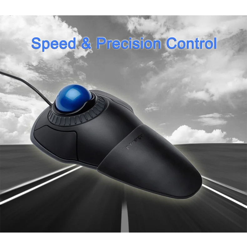 Kensington Original Orbit Trackball Mouse with Scroll Ring Optical USB for PC or Laptop with Retail Packaging K72337 Kensington Original Orbit Trackball Mouse with Scroll Ring Optical USB for PC or Laptop with Retail Packaging K72337