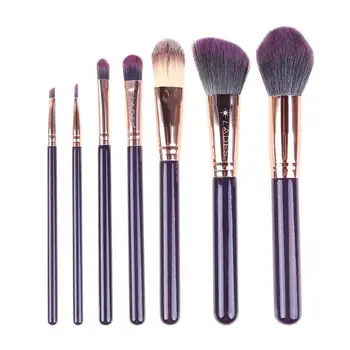 

7pcs Purple Makeup Brushes Foundation Powder Eye Shadow Brush Cosmetic Tool