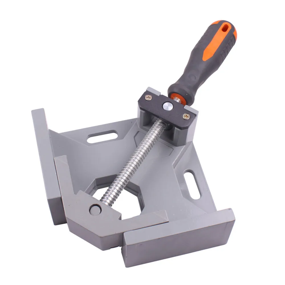 

Woodworking Aluminum Single Handle 90 Degree Right Angle Clamp Angle Clamp Frame Clip Right Angle Folder Tool
