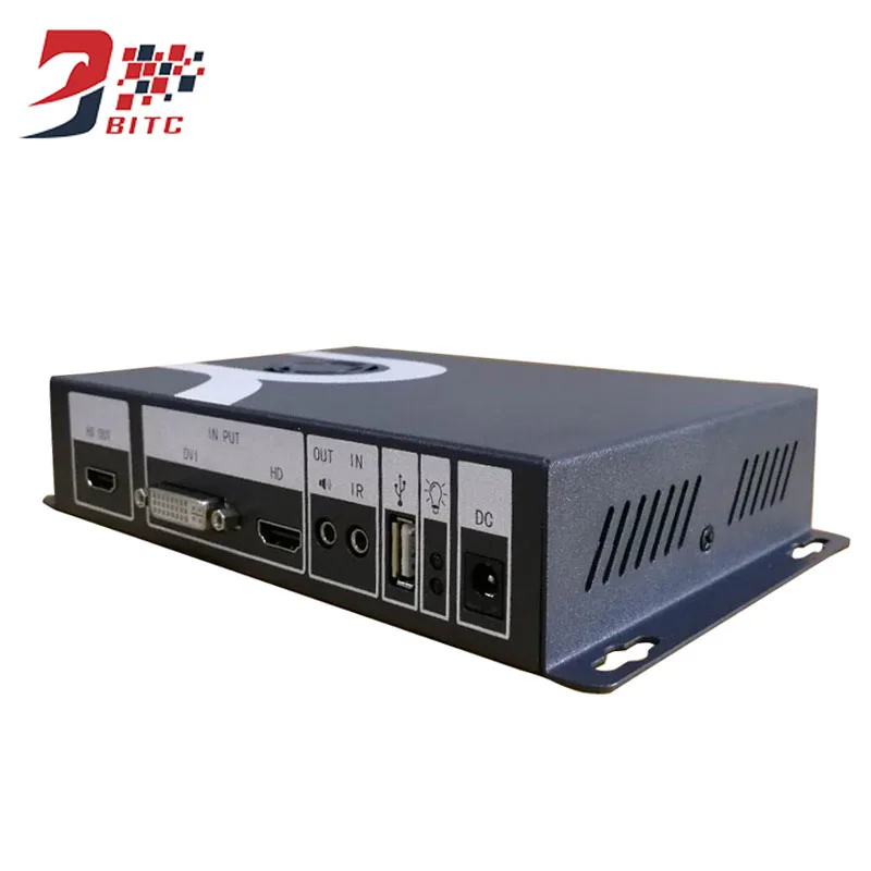 

SZBITC Video Rotation Controller 45/135/225/315 Degrees Video Processor HDMI USB DVI Input Video Splicing for TV Monitor