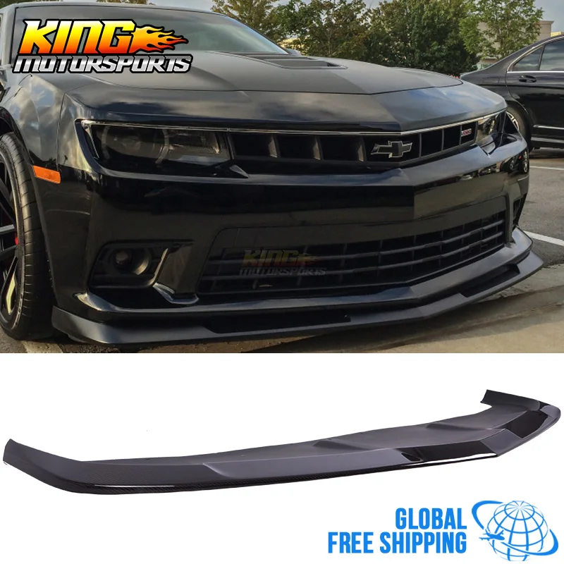 

For 14-15 Chevrolet Camaro SS 1LE Style Front Bumper Lip - Carbon Fiber CF Global Free Shipping Worldwide