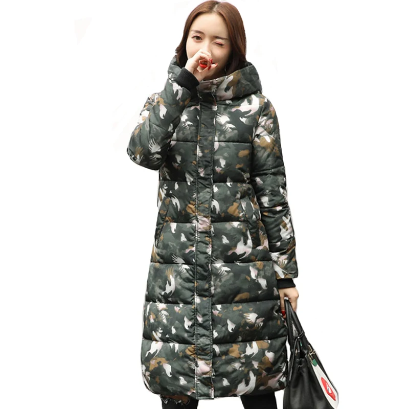 

2019 Women Winter Jacket Long Coat Design Padded Cotton Plus Size Slim Jacket Hooded Zipper Women