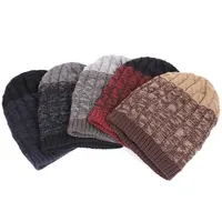 2018, новая мода полосатый вязать шапочка-шарф комплект из 2 предметов Высокое качество для мужчин женщин хлопок шляпа, шарф плюс бархат утолщение лыж