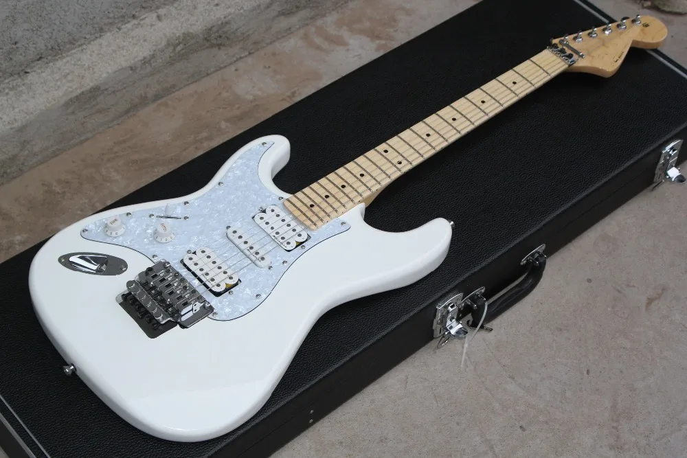 fingerboard maple HSH pickups big headstock normal neck Floyd rose