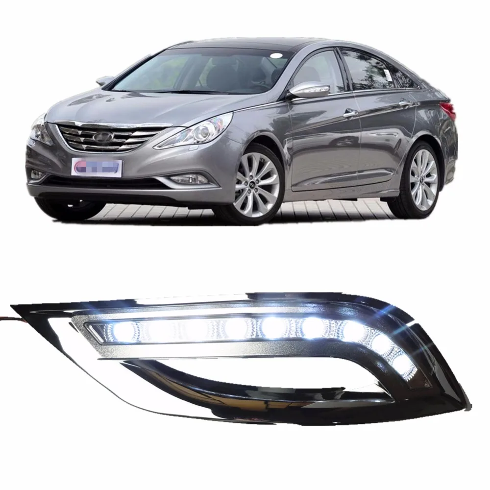 1set car styling LED Daytime running lights For Hyundai SONATA 8th 2011