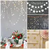 4M Bright Gold Silver Paper Garland Star String Banners Wedding Banner For Party Home Wall Hanging Decoration baby shower favors ► Photo 3/6