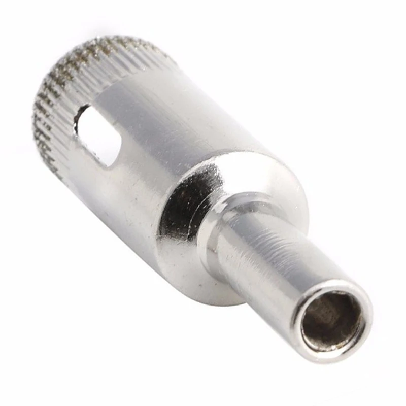 10pcs/set Hole Saw Drill Bits Tool Set for Glass Ceramic Marble Tile 3-18mm Diamond