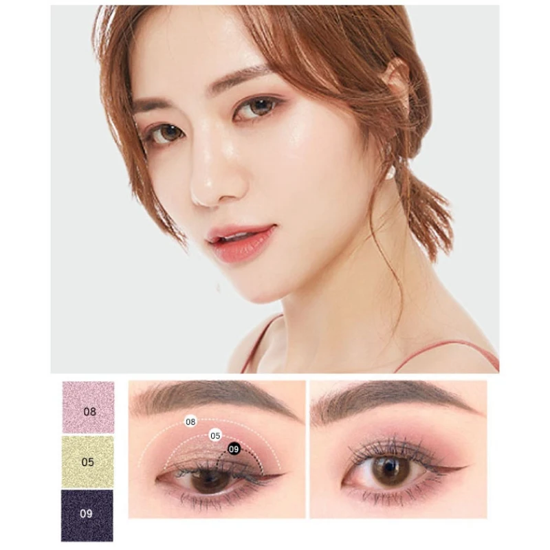 9 Color Drama Eyeshadow Palette Eye Shadow Pearlescent MatteSky Color Earth Color Spring And Summer Eye Shadow Tray New