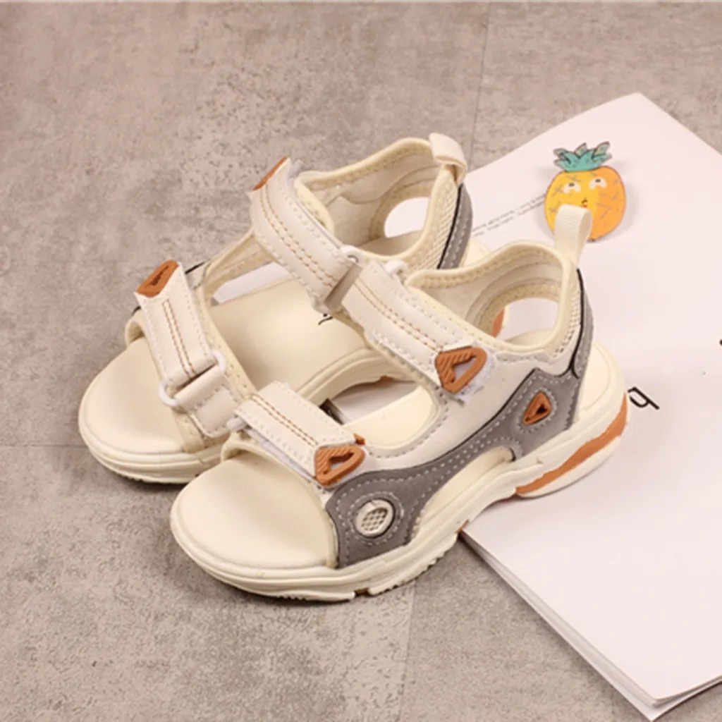 MUQGEW/брендовая летняя детская одежда для маленьких девочек и мальчиков; спортивные пляжные кроссовки; сандалии; Милая повседневная обувь для детей; От 3 до 12 лет
