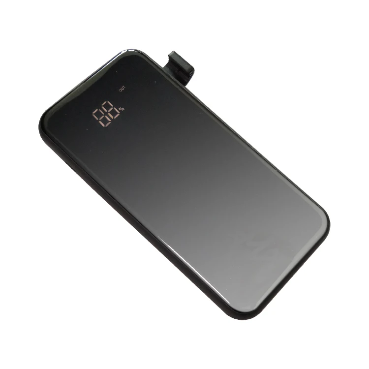 10000 мА-ч, беспроводное зарядное устройство Внешний аккумулятор с двумя usb-портами для IPhone X XS Max 8 7 6 Plus Xiaomi samsung Galaxy S8 S9 S7 huawei htc LG