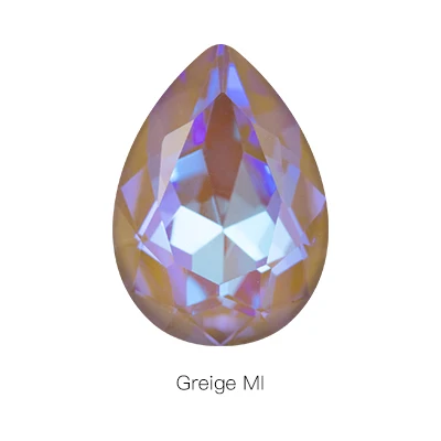K9 стекло, кристалл, камень для шитья металлическая основа высокое качество камни Mocha Shimmer Pointback золотое покрытие на задней части Стразы Decorat - Цвет: greige MI
