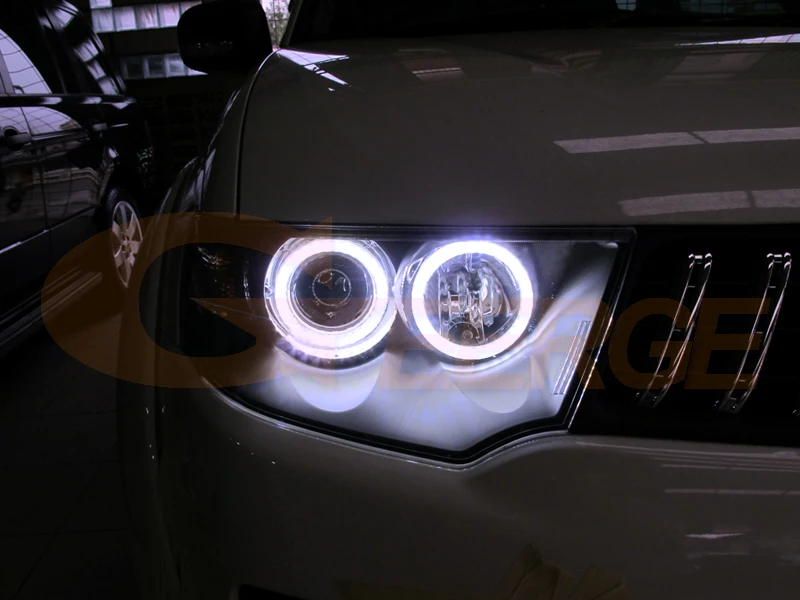 Mitsubishi Challenger Pajero Sport 2008-2014 cob led angel eyes(1)