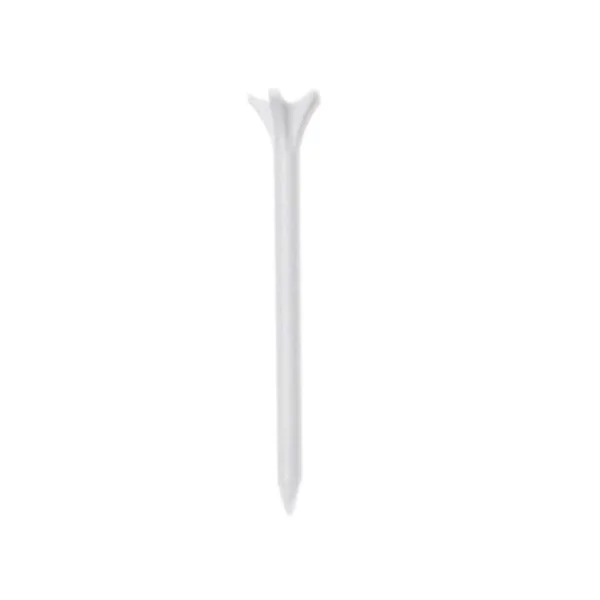 

100pcs Golf 70mm Zero Friction Plastic 5 Prong Tees (White)