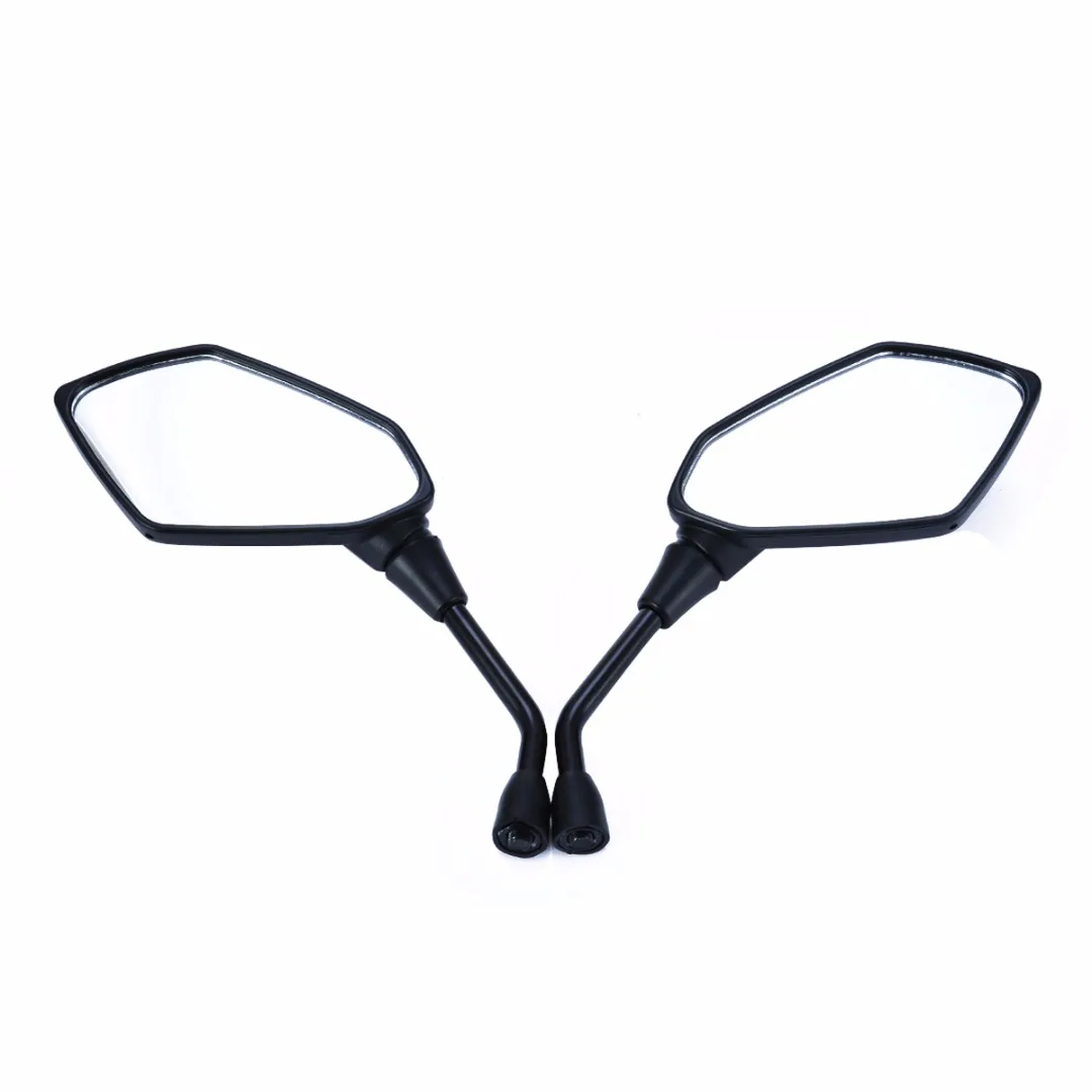 2pcs Universal Motorcycle Motorbike Rearview Rear View Side Mirror 10mm Black Cafe Racer Retrovisor Moto Motorcycle Mirrors