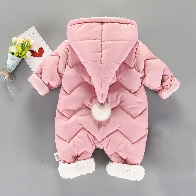 Ropa de bebé recién nacido niños niñas mamelucos invierno grueso cremallera algodón bebé traje de nieve polar cálido niño monos rupas Bebes Ropa de bebé recién nacido niños niñas mamelucos invierno grueso cremallera algodón bebé traje de nieve polar cálido niño monos rupas Bebes