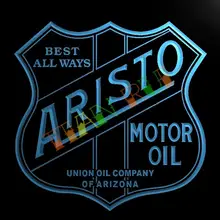 LG097-Aristo светодиодный неоновый свет знак повесить Знак Домашний Декор ремесла