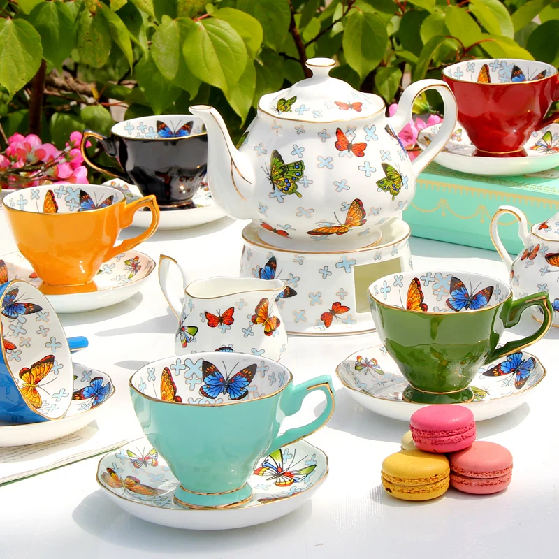 Buy 16 pcs Ceramic bone china afternoon