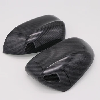 

Exterior Accessories Side Door Rear View Mirror Cover Trim Carbon Fiber Style 2pcs For BMW X3 G01 2018 car styling