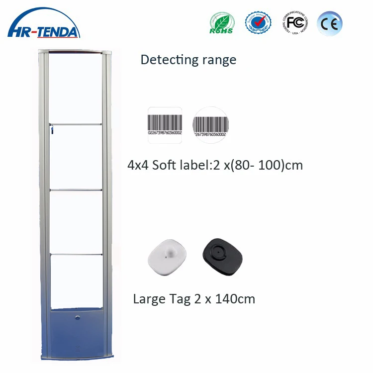 

Competitive Price EAS Anti Theft Alarm System 8.2mhz Mono System Shops Security Gates HR209
