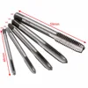 5pcs HSS Machine Hand Screw Thread Tapper M3 M4 M5 M6 M8 Metric Plug Tap Drill Set Cutting Drill Bits ► Photo 2/6