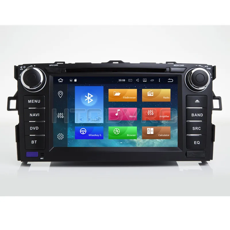 YMODVHT 7 дюймов 4 Гб + 32 ГБ Восьмиядерный Android 8 0 Автомобильный DVD плеер для Toyota Corolla