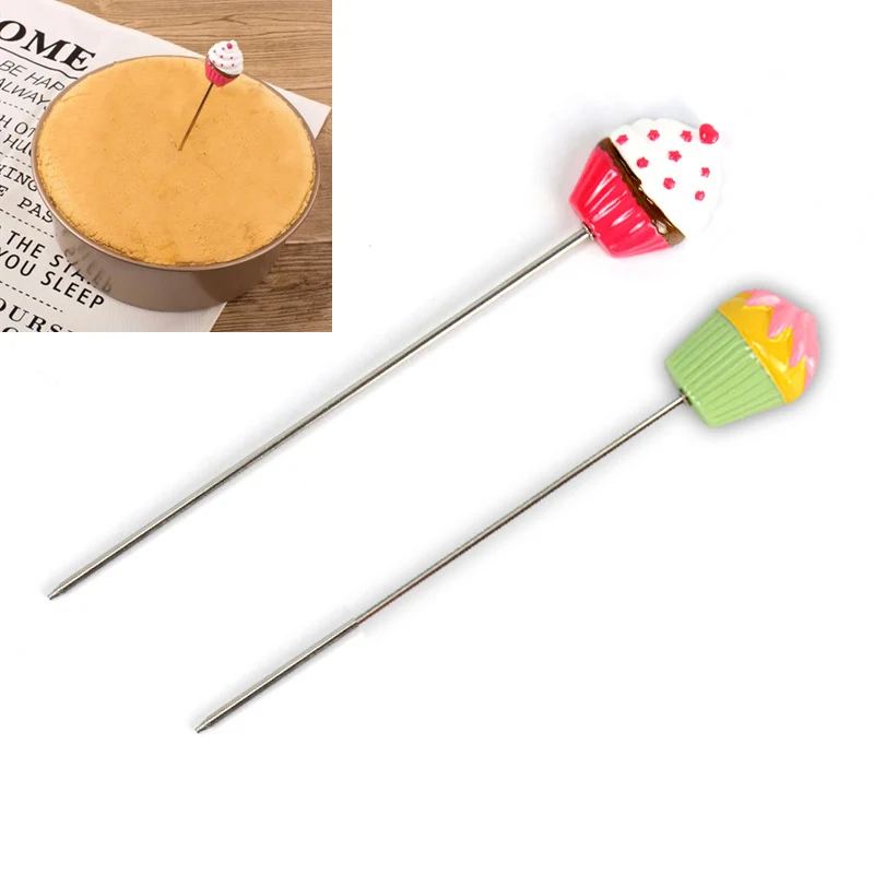 Cute Stainless Steel Cake tester baking tool Stirring Rod Long Detector