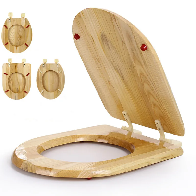 ToiletCoverEnvironmentalProtectionSafetyToiletCoversPureWood