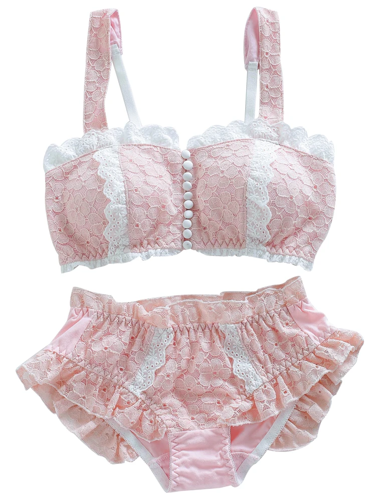 lace bra and pants set