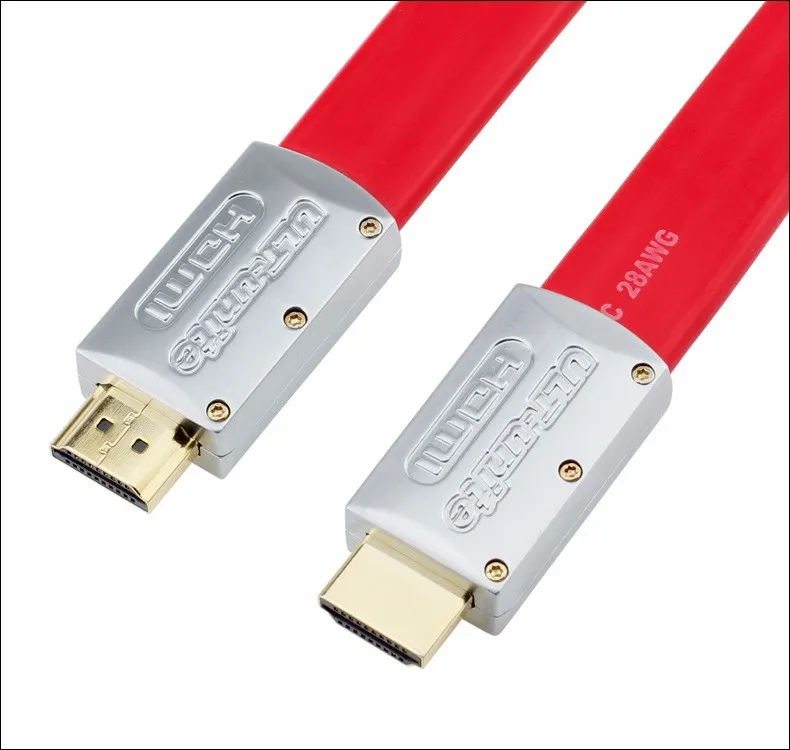 HDMI 2.0 плоский длинный кабель Провода мужчинами Engineering шнур 25 м 30 м 40 м 50 м 4 К* 2 К Стандартный сертифицированных 25 30 40 50 м, DHL