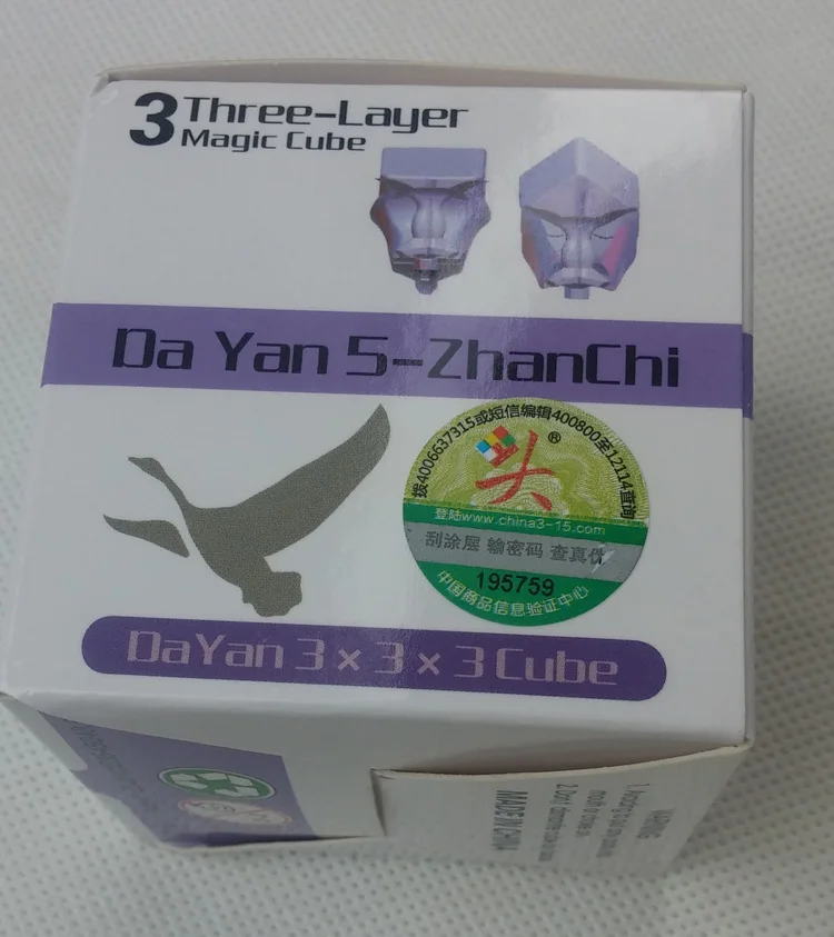 dayan zhanchi stickerless-black 2