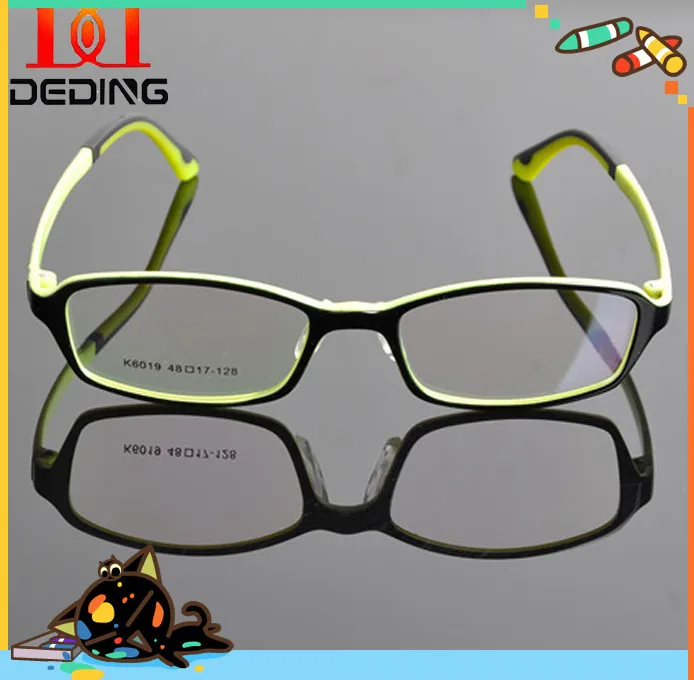 

Acetate Print Mirror Glasses For Child TR90 Amblyopia Goggle Frame Armacao de Oculos de Grau DD0312-1