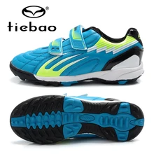 TIEBAO Professionnel Garçons Football Crampons Chuteira Futebol Chaussures TF Gazon de Football de Football Chaussures Baskets Baskets de Football Bottes