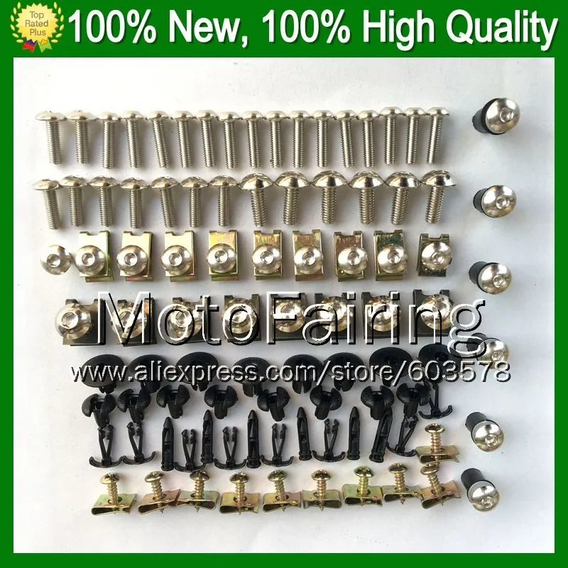 

Fairing bolts full screw kit For HONDA CBR600F2 91-94 CBR 600F2 CBR600 F2 91 92 93 94 1991 9992 1993 1994 2F171 Nuts bolt screws