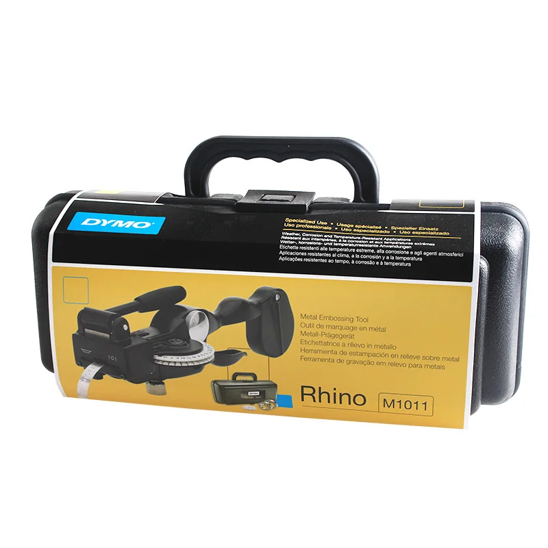 Dymo M1011 ручные принтеры для 3D металлической рельефной ленты 12 мм * 6 4 м ручная