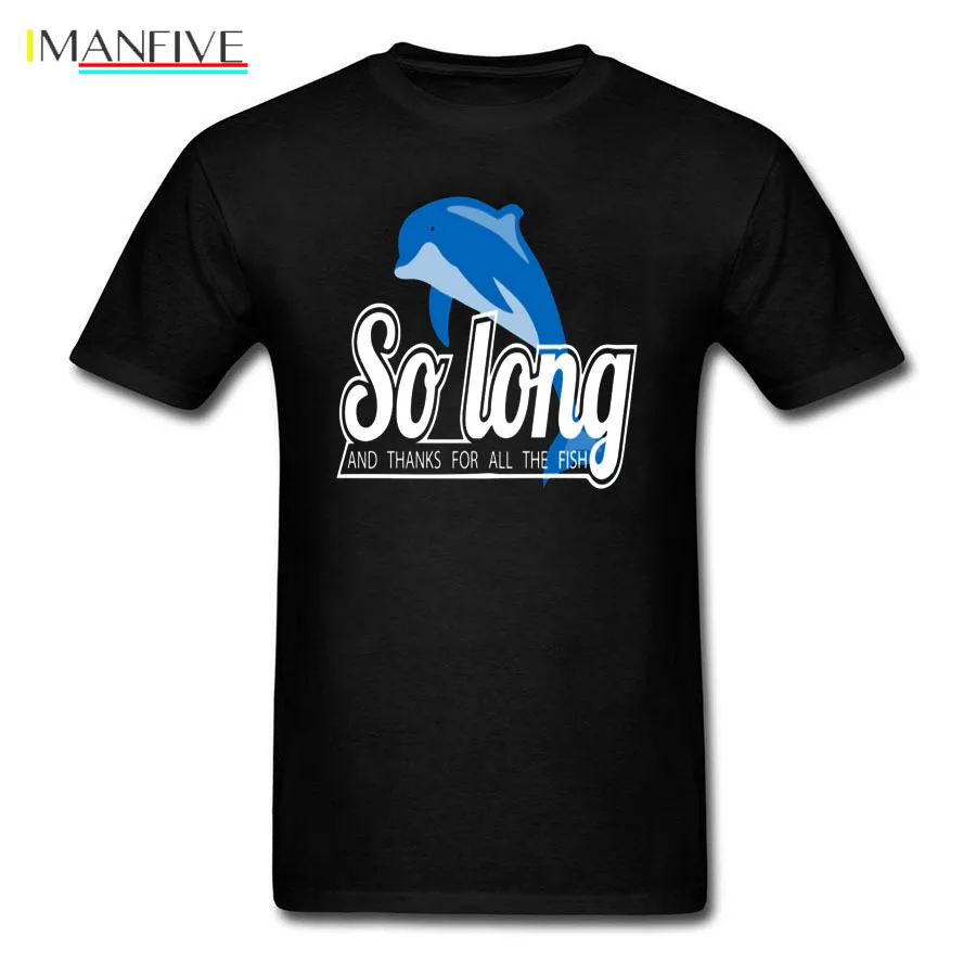 

So Long And Thanks For All The Fish Print T-Shirt Men Summer Sound Activated Led T-Shirt Fashion T shirt Hipster Cool Tops
