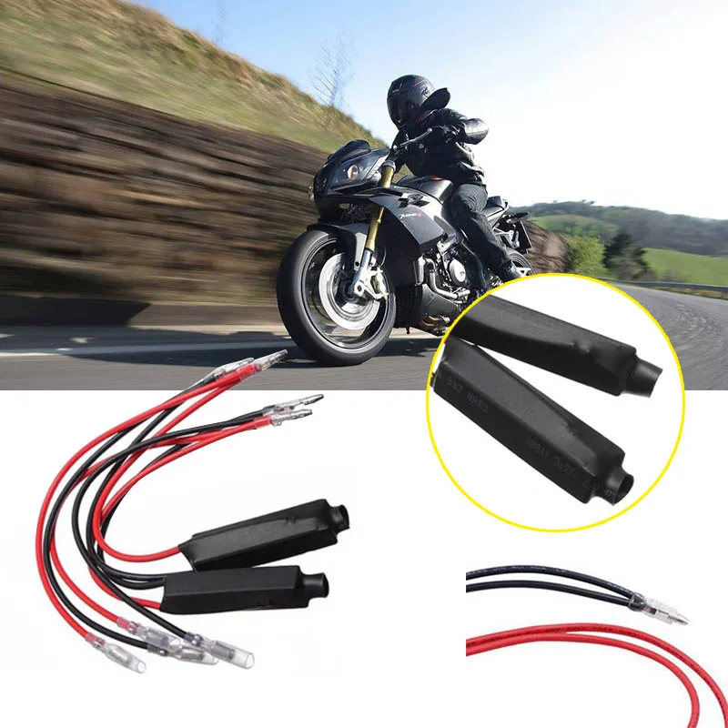 

1 Pc DC 12V Universal LED motorcycle turn signal Indicator Flasher Resistor Adaptor