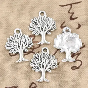 

8pcs Charms Life Tree 22x17mm Antique Making Pendant fit,Vintage Tibetan Bronze Silver color,DIY Handmade Jewelry