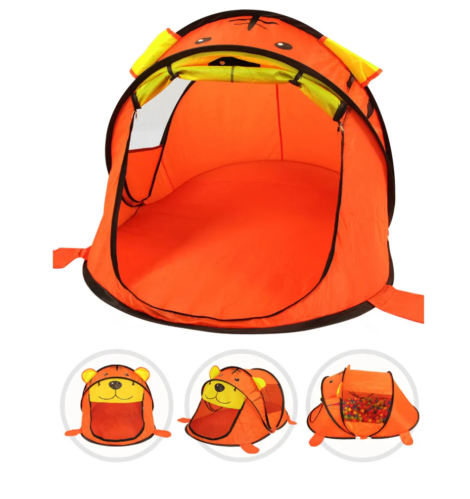 Милый мультфильм игрушка детская палатка детский бассейн с шариками палатка для детский игровой дом Tenda Infantil детская кабина складная детская складная палатка для девочек