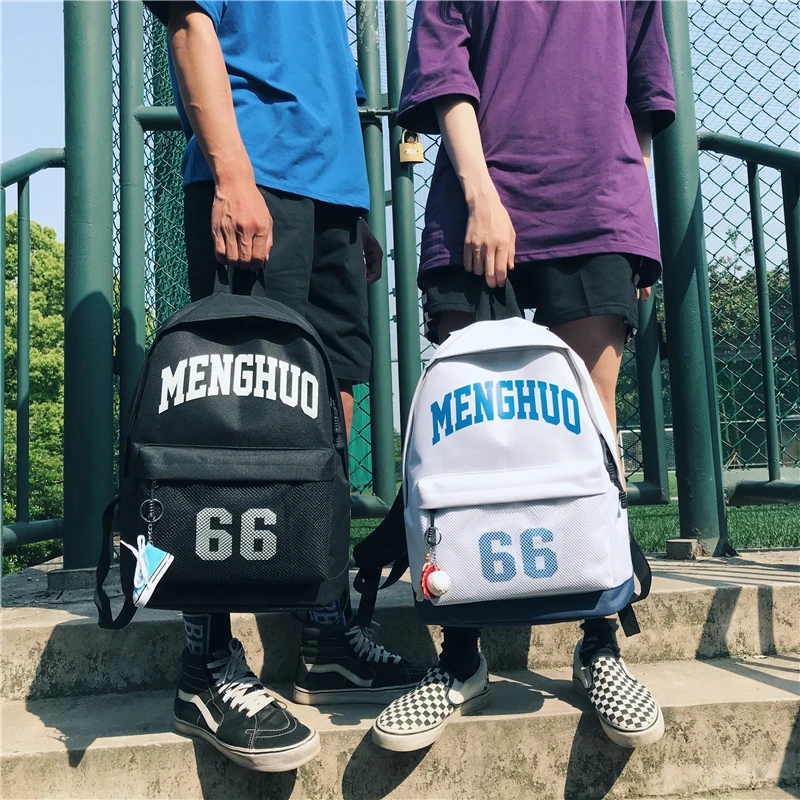Menghuo 2018 Fashion Backpack Women Leisure Travel Rucksacks for Girls Teenager Cool Shoes Pendant Cute School Bag Men Backpacks (44)