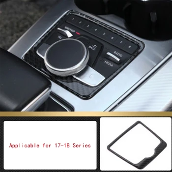 

Auto Car Interior Modification Mini CD GPS Display Panel Stickers Frame Cover Trim For Audi Q5 2010-2017