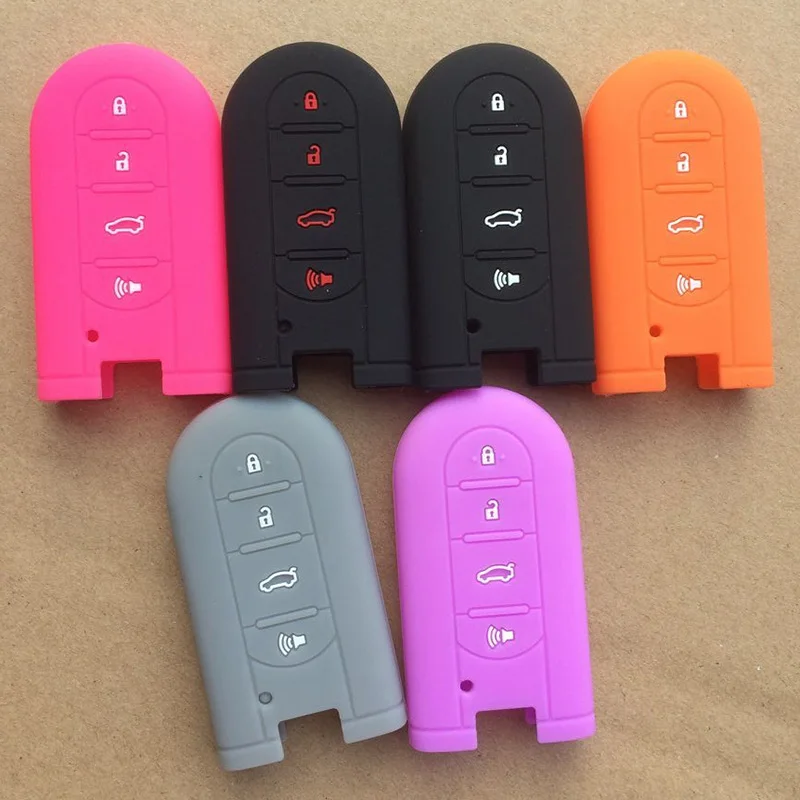 20pcs Silicone Smart Key Car Cover Case Protect For 